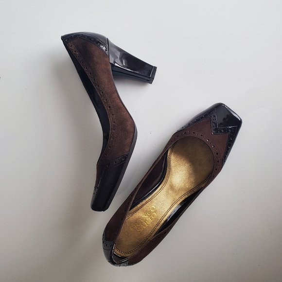 Franco Sarto Square Toe Shoes Size 8 - Picture 2 of 7